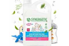 Средство для мытья детской посуды "Synergetic", канистра, 3500 мл