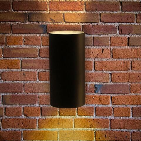 Уличный настенный светодиодный светильник Arte Lamp ALCYONE A6109AL-2BK