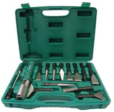 Jonnesway AG010143 Многофункциональный инструмент с сменными зубилами и выколотками 48306