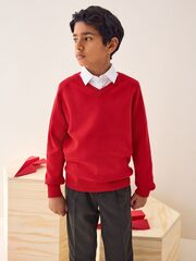 Джемпер школьный для мальчика Next Q90-696, Красный