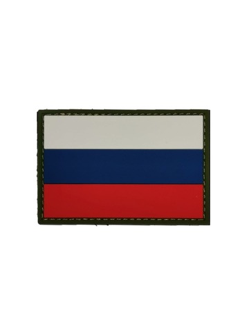 Патч Флаг триколор РФ ПВХ