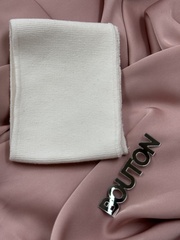 Воротник (подвяз) трикотажный белый 0,4 м, ширина 9 см