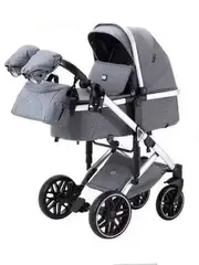 Детская коляска Luxmom F2A 2в1 (серый)