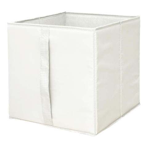 Корзина Förvaringskorg, белый, полиэстер, картон