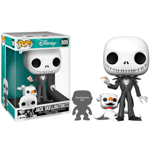 Фигурка Джек Скеллингтон с Зеро 25 см из мультфильма Кошмар перед Рождеством