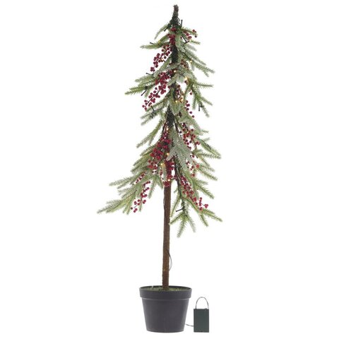 Изделие декоративное с подсветкой "Елка" (3хАА, н/п), L35 W35 H109 см