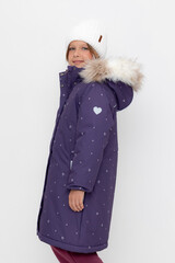 пальто  для девочки  ВК 38105/н/4 ГР