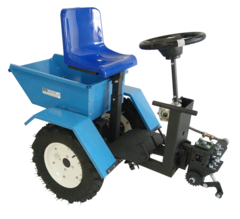 Адаптер задний с рулем АМК-4х4 под шестигранный вал