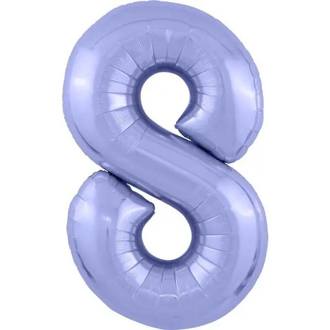 Цифра "8" сиреневый