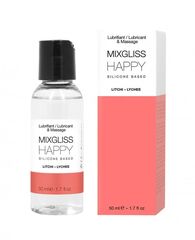 Лубрикант MIXGLISS "Личи", 2в1, силиконовый, с ароматом, 50 мл