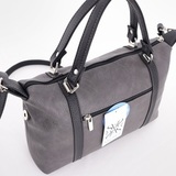 Сумка Саломея 127 македония серый + черный