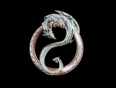 Силиконовый молд Дракон в круге ( Игра престолов)