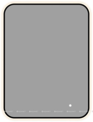 Aquanet 367649 Зеркало Контур 600х800 LED ТХ цв. черный (367649)