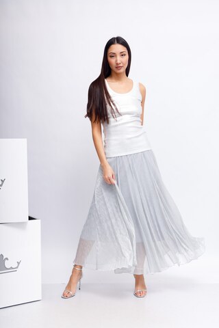 Marc Aurel Топ -майка из ребристого трикотажа с металлизированным накатом