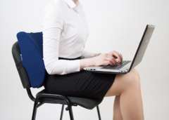 Подушка под спину с эффектом памяти LENDENKISSEN, HILBERD