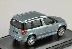 Skoda Yeti 2015 Arctic blue silver Abrex 1:43