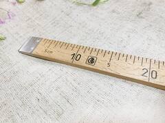 Метр деревянный портновский неклейменный, бук, 100 см