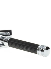 Станок для бритья Edwin Jagger DE3DBC15BL черная смола эффект алмаза