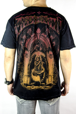 Affliction | Футболка мужская Gate Keeper Tee A437 спина