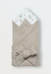 Плед-конверт Waffle (светло-бежевый)