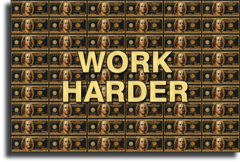 Постер "Work Harder"