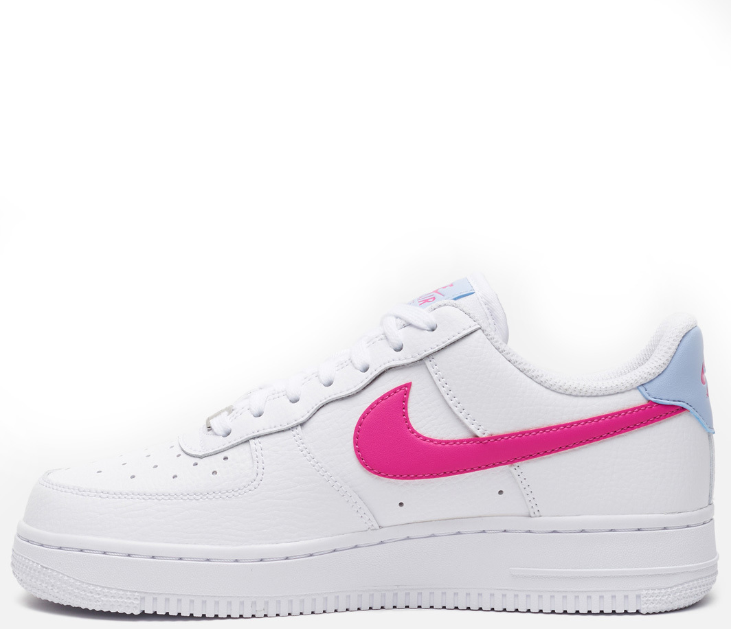 white and pink af1s