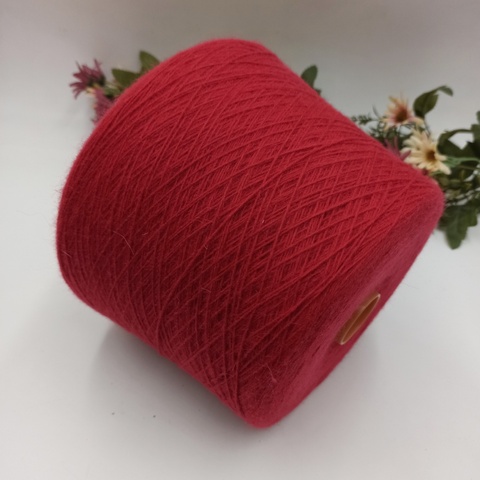 Меринос с ангорой от Zegna Baruffa 820649 70% меринос 20% ангора 10%па 533м/100гр - 02 Красный