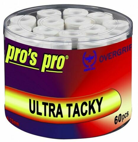 Намотки теннисные Pro's Pro Ultra Tacky (60P) - white