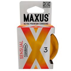 Презервативы анатомической формы Maxus Sensual - 3 шт. - 