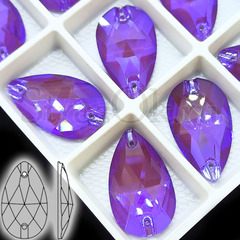 Яркие неоновые пришивные стразы с покрытием Шиммер Neon Violet Shimmer в наличии на нашем сайте Strazok.ru