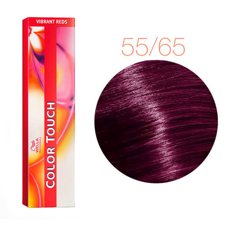 Wella Professional Color Touch Vibrant Reds 55/65 (Светло-коричневый интенсивный фиолетовый махагон) - Тонирующая краска для волос