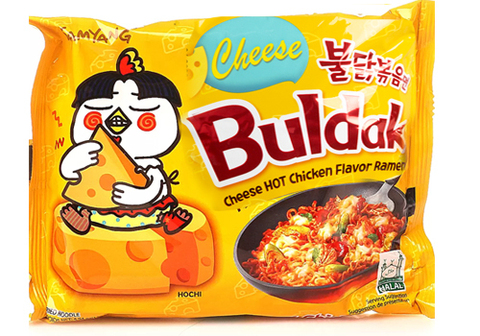 Лапша Рамен Samyang со вкусом острой курицы с сыром Бульдак, 140г