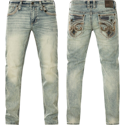 Affliction | Джинсы мужские Ace Orion 110SS248 перед и сзади