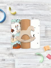 Сет из 3х пелёнок Mjölk Ферма/Camel/Ночное Небо