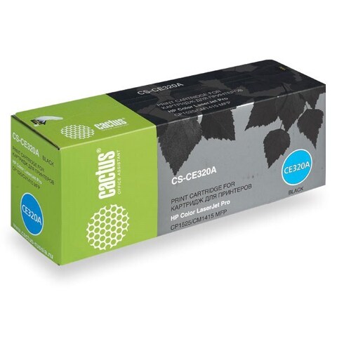 Картридж лазерный Cactus CS-CE320A CE320A черный (2000стр.) для HP LJ CP1525