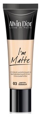 Alvin D`or BC-04 Тональный крем I'm Matte  тон 03 светло-бежевый  25мл