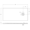 BelBagno TRAY-MR-UNO-AH-160/80-35-W TRAY-MR-UNO-AH-160/80-35-W Поддон из искусственного мрамора