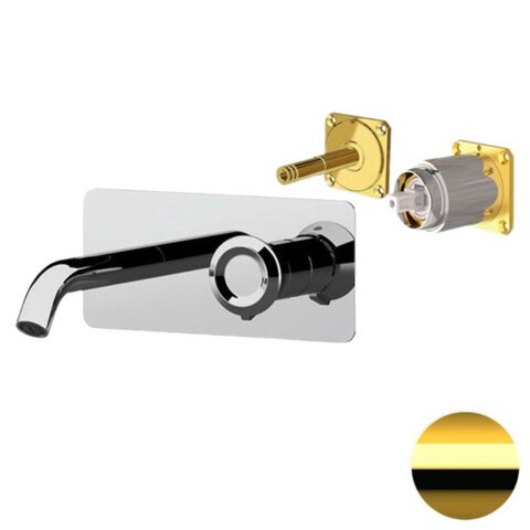 Remer Element ET15KBDO Смеситель для раковины, золото глянцевое
