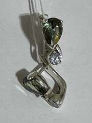 Диалог (серьги из серебра)
