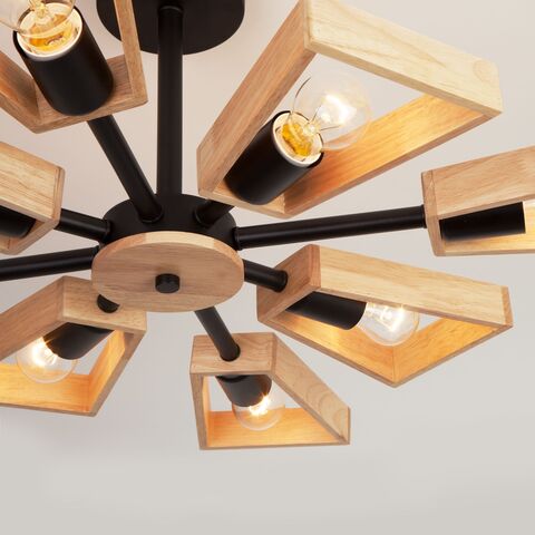 Потолочная люстра Eurosvet Klark 70056/8 черный