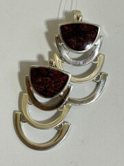 Вента (серьги  из серебра)