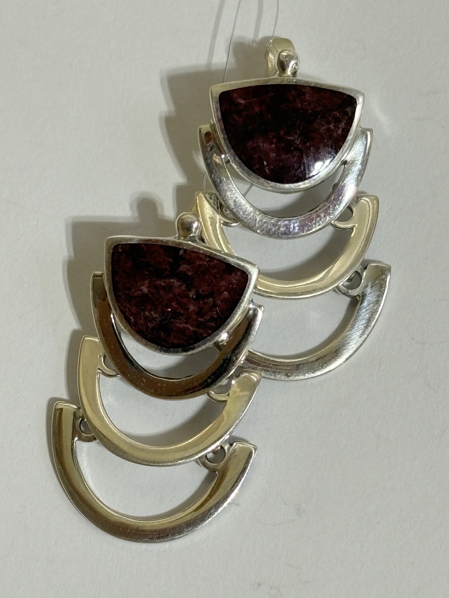Вента (серьги  из серебра)