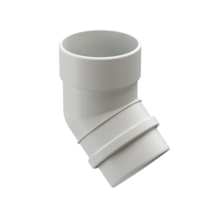 Колено 45° Пломбир LUX