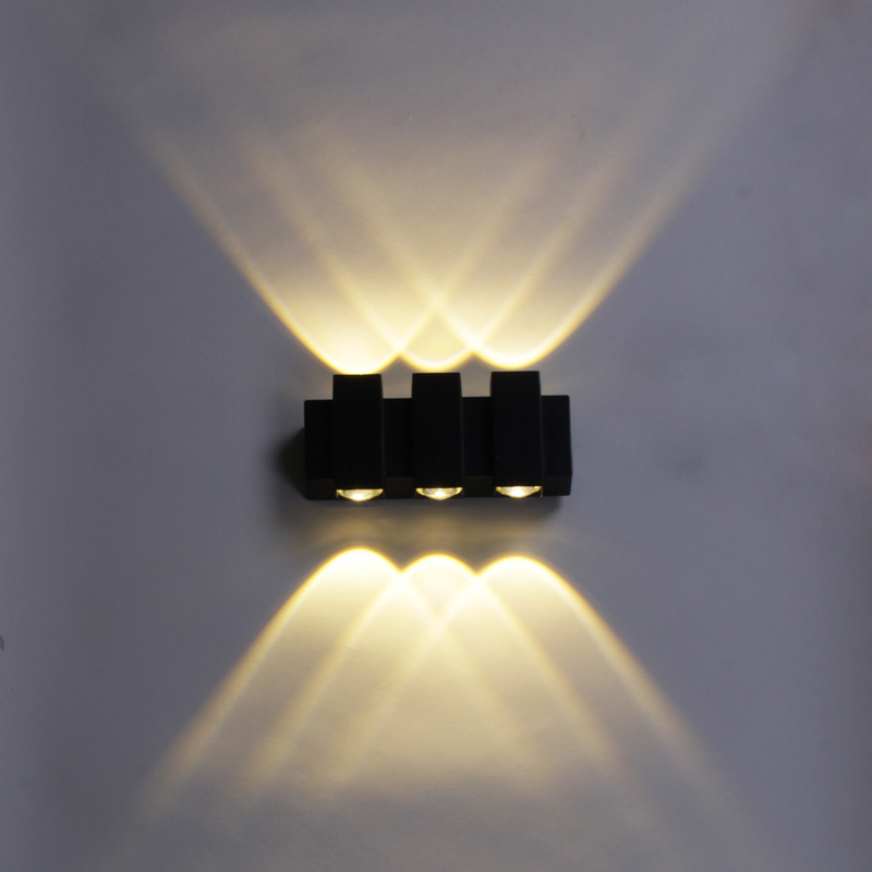 Светильник светодиодный настенный 86846-9.2-006TL LED6*1W BK Черный без Пульта