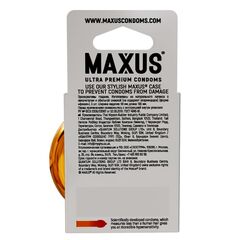 Презервативы анатомической формы Maxus Sensual - 3 шт. - 