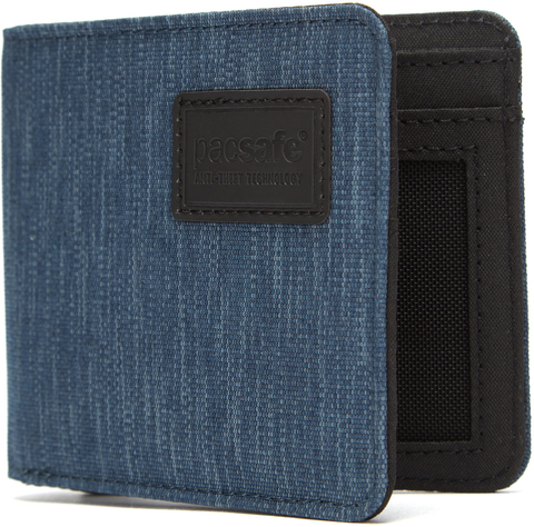 Картинка кошелек Pacsafe RFIDsafe bifold деним - 3