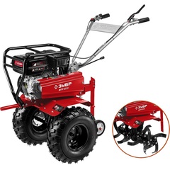 ЗУБР 7 л.с., усиленный мотоблок с понижающей передачей (МТУ-450)