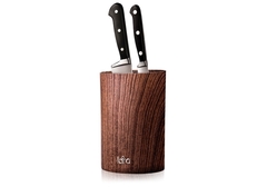 Подставка для ножей / Lara LR05-101 Wood / Покрытие Soft-Touch / Для ножей до 25 см