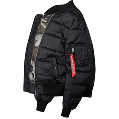 Бомбер Alpha Industries MA-1 ECHO II Black (Черный)