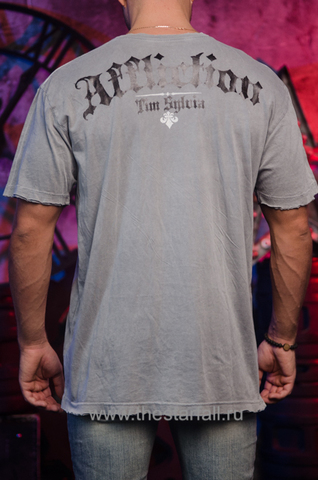 Affliction | Футболка мужская Tim Sylvia Tee Signature Series A807 спина